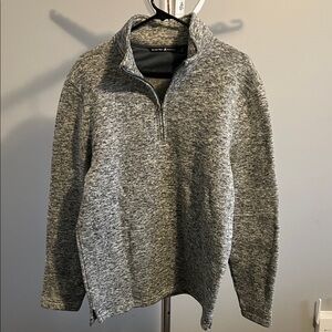 Beverly Hills Polo Club Men's Heathered Zip-Up Sweater